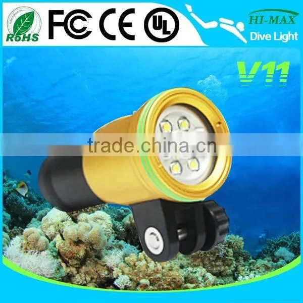 Professional Photography Led Flashlight Scuba Diving Torch photo-2