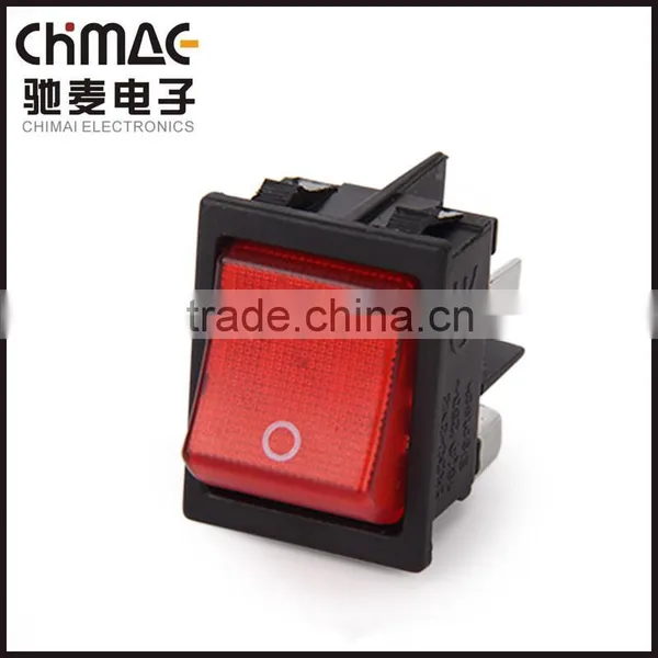 Double Pole Rocker Switch Black Kcd4 With Screws 16a Rocker Switch 250v T125 R11 photo-2