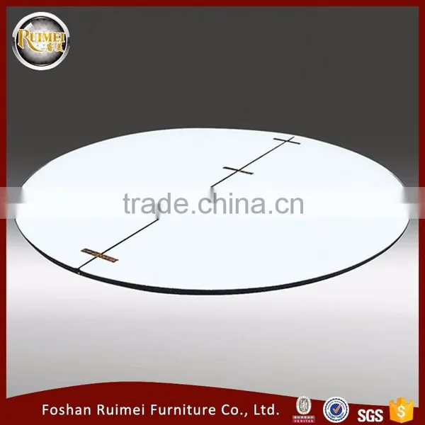 Wholesale White PVC Surface Dining Room Banquet Wooden Material Round Table Top