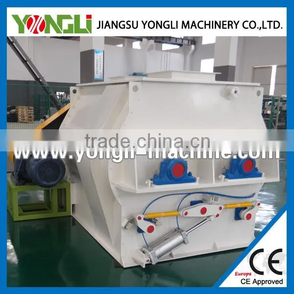 Chain Driving Compact Structure Double Shafts Chicken Food Paddle Mixer Machine for Sale photo-2