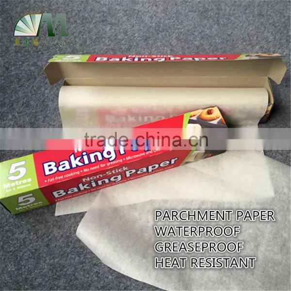 Non-stick Double Side Silicone Coated Parchment Wrapping Packaging Baking Paper