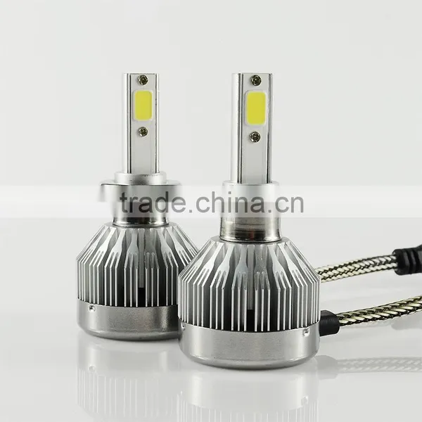 1 Pair 30W 3000lm H7 COB LED Car Headlights Kit Auto Front Light H7 Fog Bulb Automotive Headlamp h8 h9 H11 9005 Hb3 9006 Hb4 photo-2