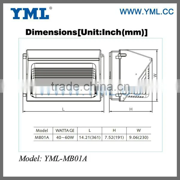 Induction Lamp Outdoor Wall Pack Lighting photo-2