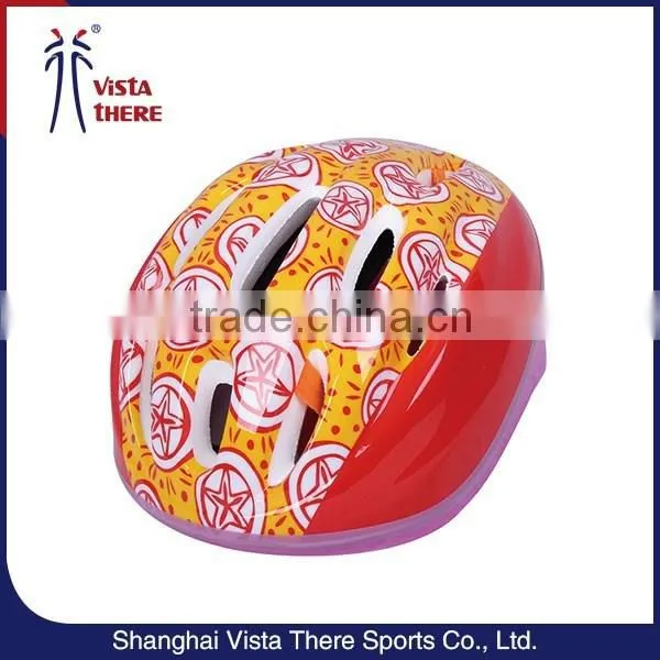 Colourful Logo Print Lovely Fashion Foam Kids Bicycle Helmet photo-6