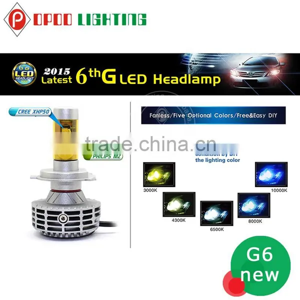 Led Headlight Bulb 9007, Super Bright Led Headlight Bulb