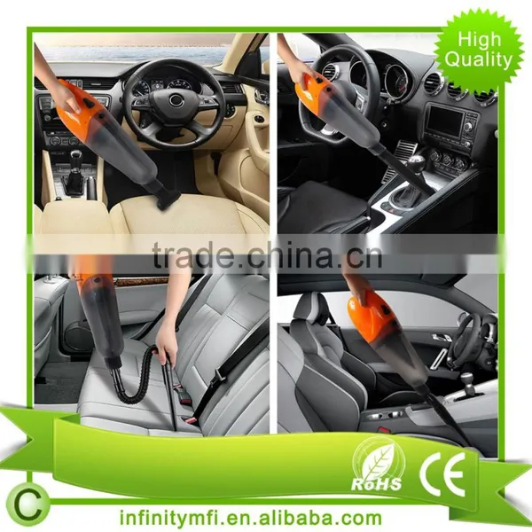 Car Vacuum Cleaner 12-Volt Power 35W Handheld Car Vacuum Cleaner Put One Long Vacuum Mouth To Vacuum photo-3