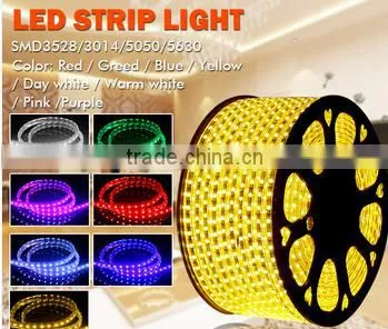 5050 RGB SMD 230V 220V 110V Flexible Led Light Strip,high Voltage Led Strip Light photo-4