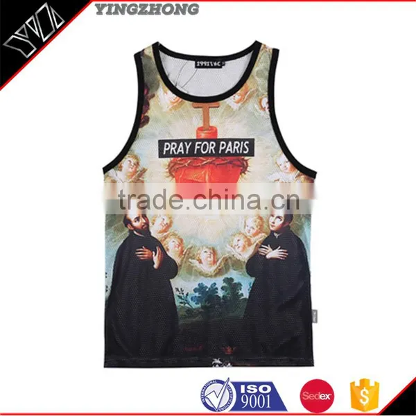 OEM & ODM Activewear Tank Tops, Stringer Tank Top&mens Tank Top& Fashion Basketball Vest