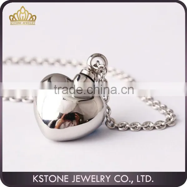 KSTONE Stainless Steel Ash Pet Urn Pendant, Cremation Jewelry photo-2