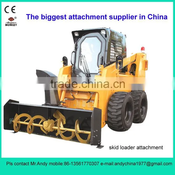 Skid Steer Loader Attachment Snow Blower