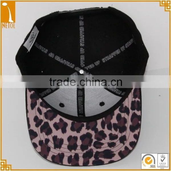 Custom 6 Panel Printed Tape Puff Embroidery Snapback Baseball Caps photo-4
