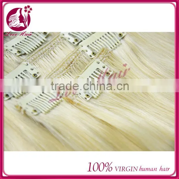 Best Quality Virgin Brazilian Hair Weaving Clip in Human Hair Extensions photo-3