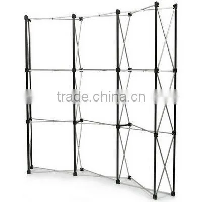 Curved or Straight Spring Connection Pop up Display Stand photo-2