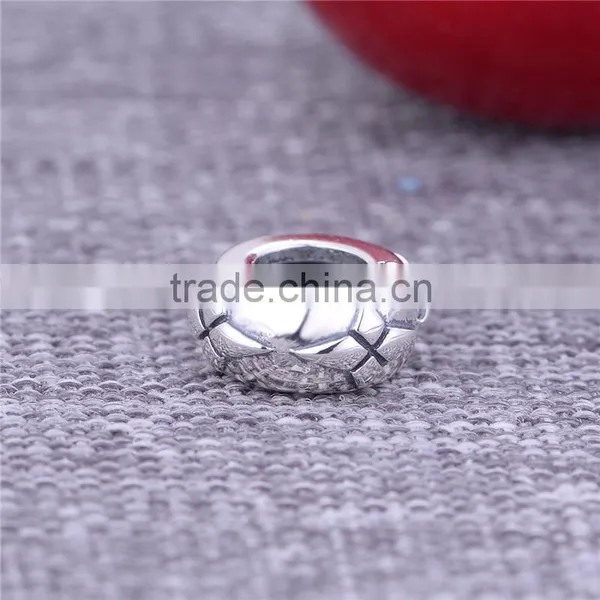 STY004 Silver Clip On Lock Stopper Beads Fit Snake Charm Bracelet photo-3
