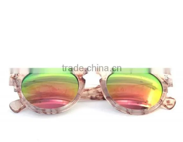 2015 New Arrival Wholesale Leopard Tortoise Round Sunglasses photo-4