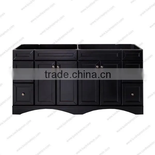 72" Luxury Double Sink Espresso Bathroom Vanity photo-4