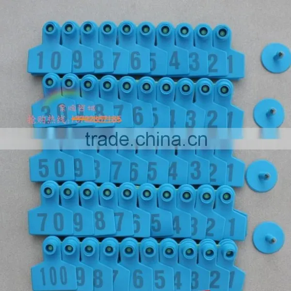 Animal Ear Tag Sheep Ear Tag Mark Laser Type Don't Rub off Not Break Decorative Plate Imported Polyurethane Materials photo-2
