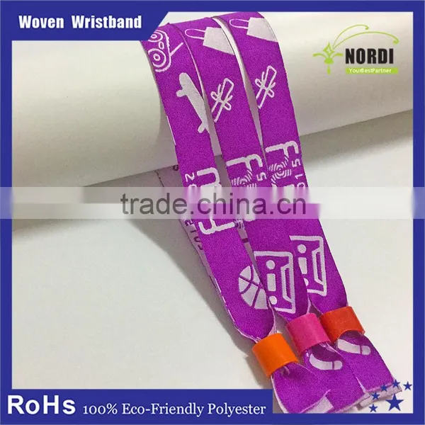Popular Wholesale Festival Items Custom Event Fabric Wristband photo-4