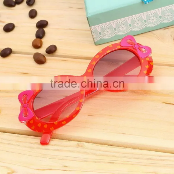 Fashion Baby Kids Children Sun Glasses Plastic Sunglasses Girls Bow Eyewear photo-4