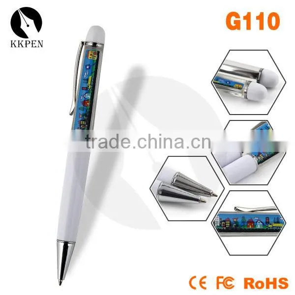 KKPEN Hot Selling Custom Floating Pens/customised Promotional Pens/white Pens With Logo photo-2