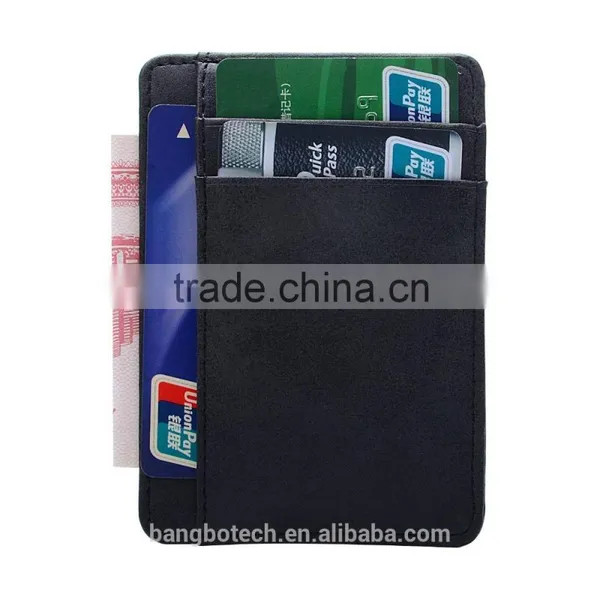 Multifunction Leather Card Bag With Money Compartment Card Holder photo-3