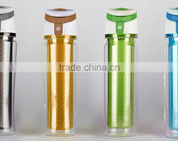 BPA Free 550ml Double-wall Thermos Sports Bottle