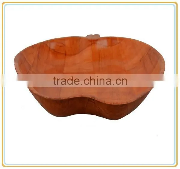 Red Red Apple Colored Melon Seeds Wooden Bowl photo-4