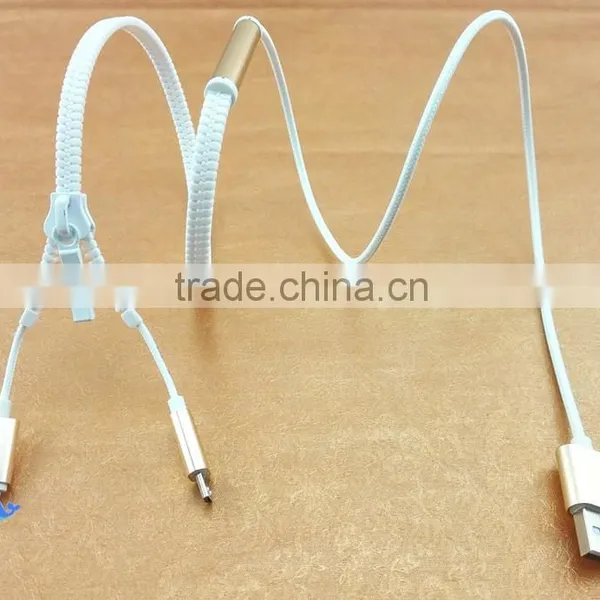 Wholesale Zipper Usb Otg Cable for Iphone 5 Usb Cable photo-2