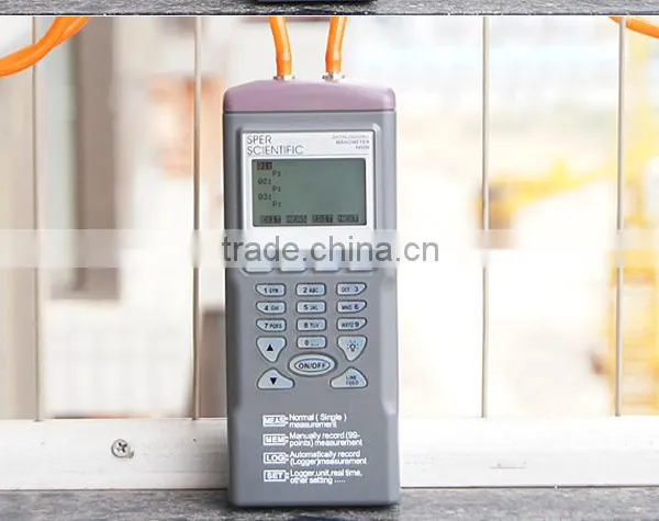 Digital Differential Pressure Gauge Data Logger Meter Manometer photo-3