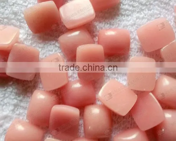China Pink Opal Rectangle Cabochon for Bezel Jewelry photo-5