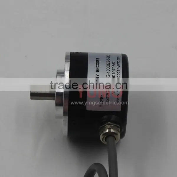 ISC5208 1000 Phase CNC System Machine Solid Shaft Encoder Optical Price Incremental Rotary Encoder photo-3