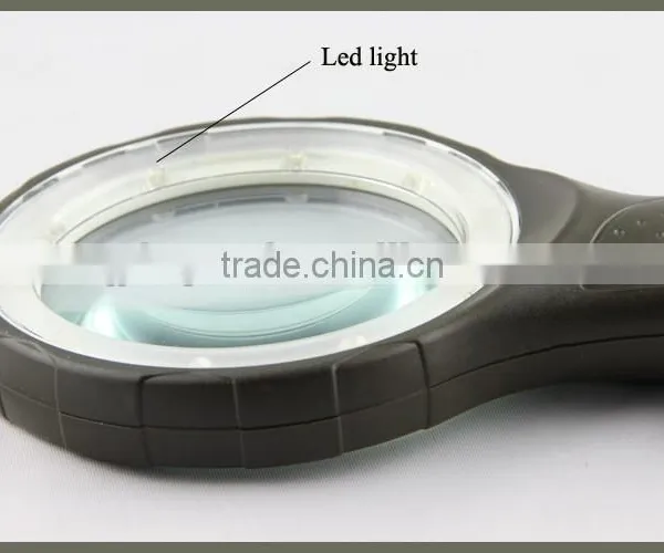 IMAGINE 10pcs LED Handheld 5X Magnifying Glass for Paper Reading photo-5