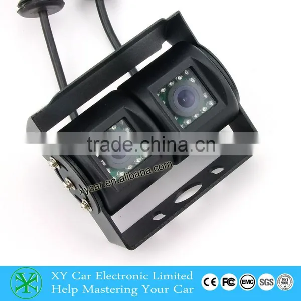 Dual Lens CCD hd Security Lamp Hidden Camera Reverse Camera for Bus XY-C01 photo-5