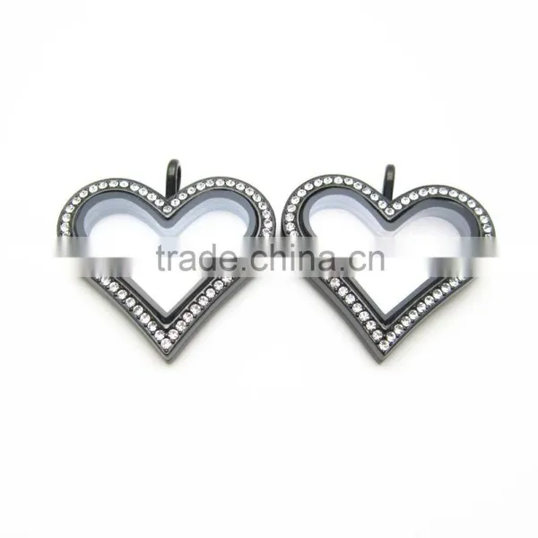 Custom Floating Locket Charms For Floating Heart Locket photo-2