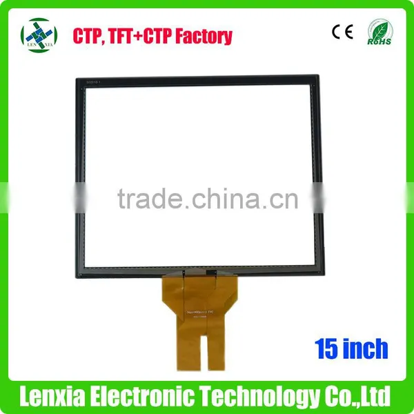 LENXIA Factory 15 Inch Transparent Glass Touch Screen for Industrial Use photo-2
