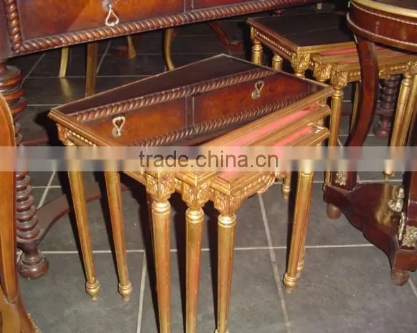 French Gold Nest of Tables photo-2