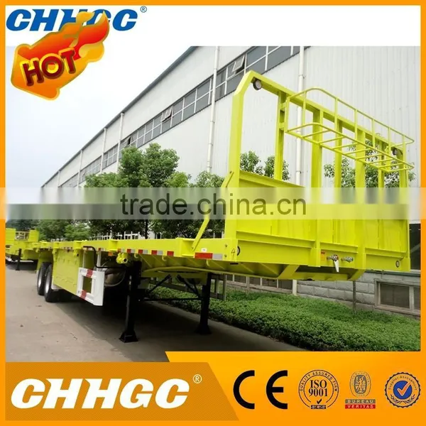 Plastic Drop Deck 40ft Flatbed Trailer With Low Price photo-4
