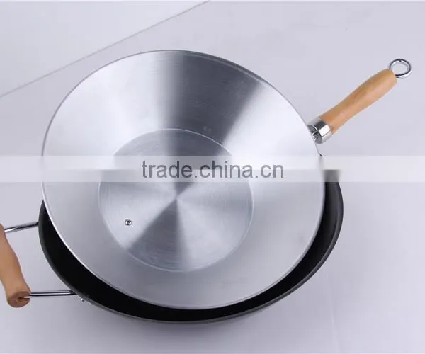 Kitchen Sanded Outside Frying Pan Cast Aluminum Cookware Set photo-6