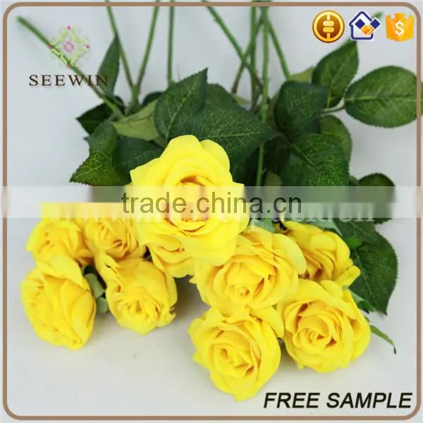 Bright-colored Rose Artificial Flowers Long Stem photo-3