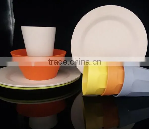 Bamboo Fiber Round Shape Tableware/dinnerware Sets photo-5