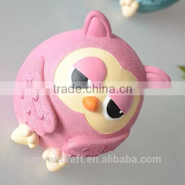 Money Boxes Wholesale Animal Shape Pink Owl Piggy Banks photo-4
