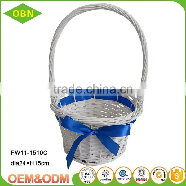 Wholesale High Quality Handmade Cheap Bulk Chic Vintage Empty Woven Wicker Gift Basket photo-3