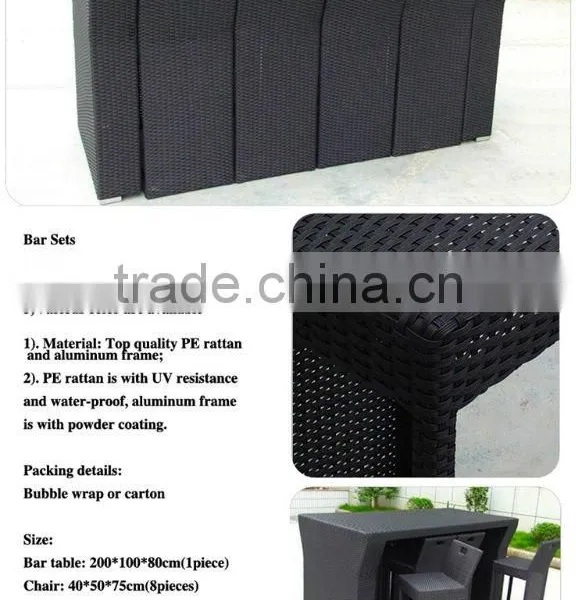 2015 New Outdoor Rattan Bar Furniture photo-3