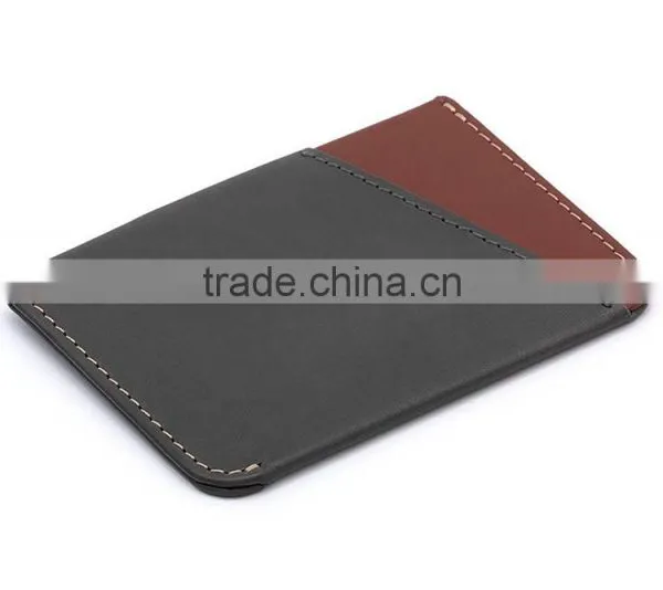 Genuine Cowhide Leather Micro Sleeve Wallet photo-2