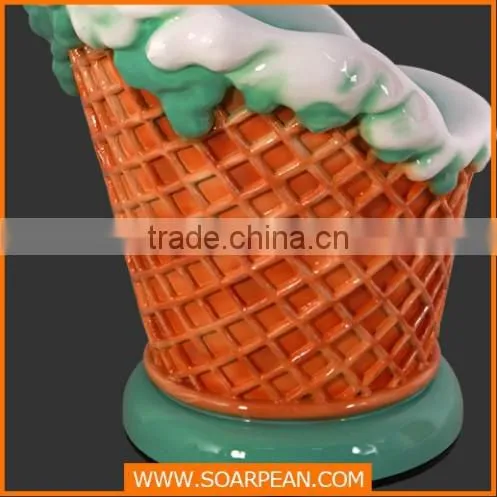 Custom Fiberglass Ice Cream Chair photo-2