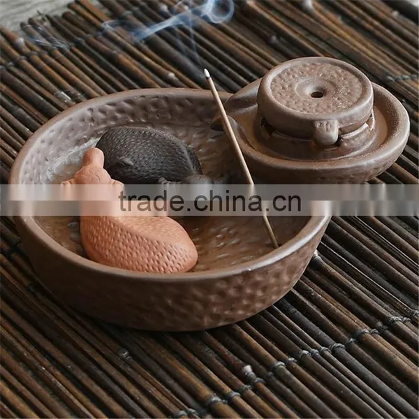 Buddhism Backflow Cattle Incense Burner photo-4