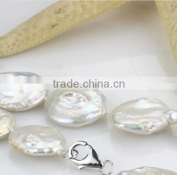 14mm Necklace and Bracelet Freshwater Pearl Set photo-4