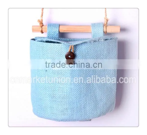 Zakka Fabric Incorporating Multi - Functional Sundries Organizer Color Water Proof Storage Bag Hanging Jewelry photo-5
