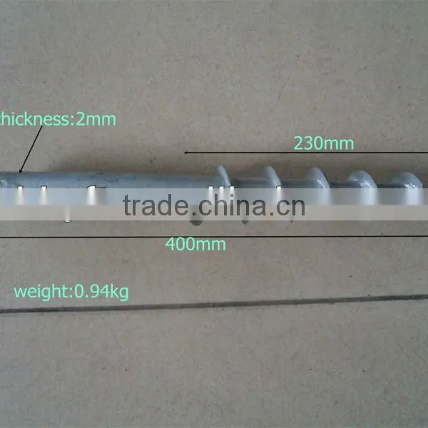 Ground Screw Pole Anchor China Supplier on Hot Sale photo-3