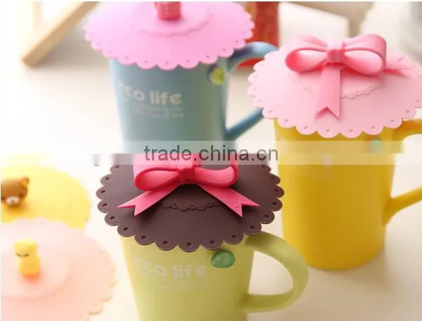 Silicone Anti-dust Suction Seal Lid Cap Coffee Mug Leak Proof Cover photo-4